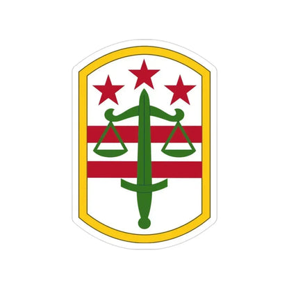 260 Military Police Command (U.S. Army) Transparent STICKER Die-Cut Vinyl Decal 3 Inch - The Sticker Space