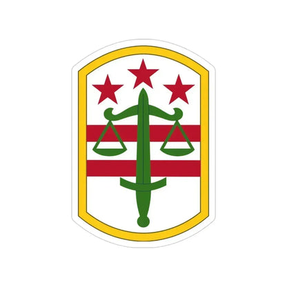 260 Military Police Command (U.S. Army) Transparent STICKER Die-Cut Vinyl Decal 4 Inch - The Sticker Space