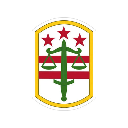 260 Military Police Command (U.S. Army) Transparent STICKER Die-Cut Vinyl Decal 4 Inch - The Sticker Space