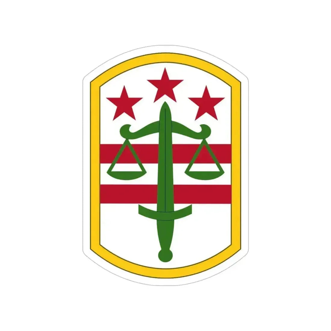 260 Military Police Command (U.S. Army) Transparent STICKER Die-Cut Vinyl Decal 6 Inch - The Sticker Space