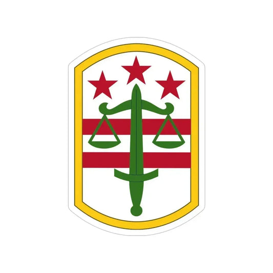 260 Military Police Command (U.S. Army) Transparent STICKER Die-Cut Vinyl Decal 6 Inch - The Sticker Space