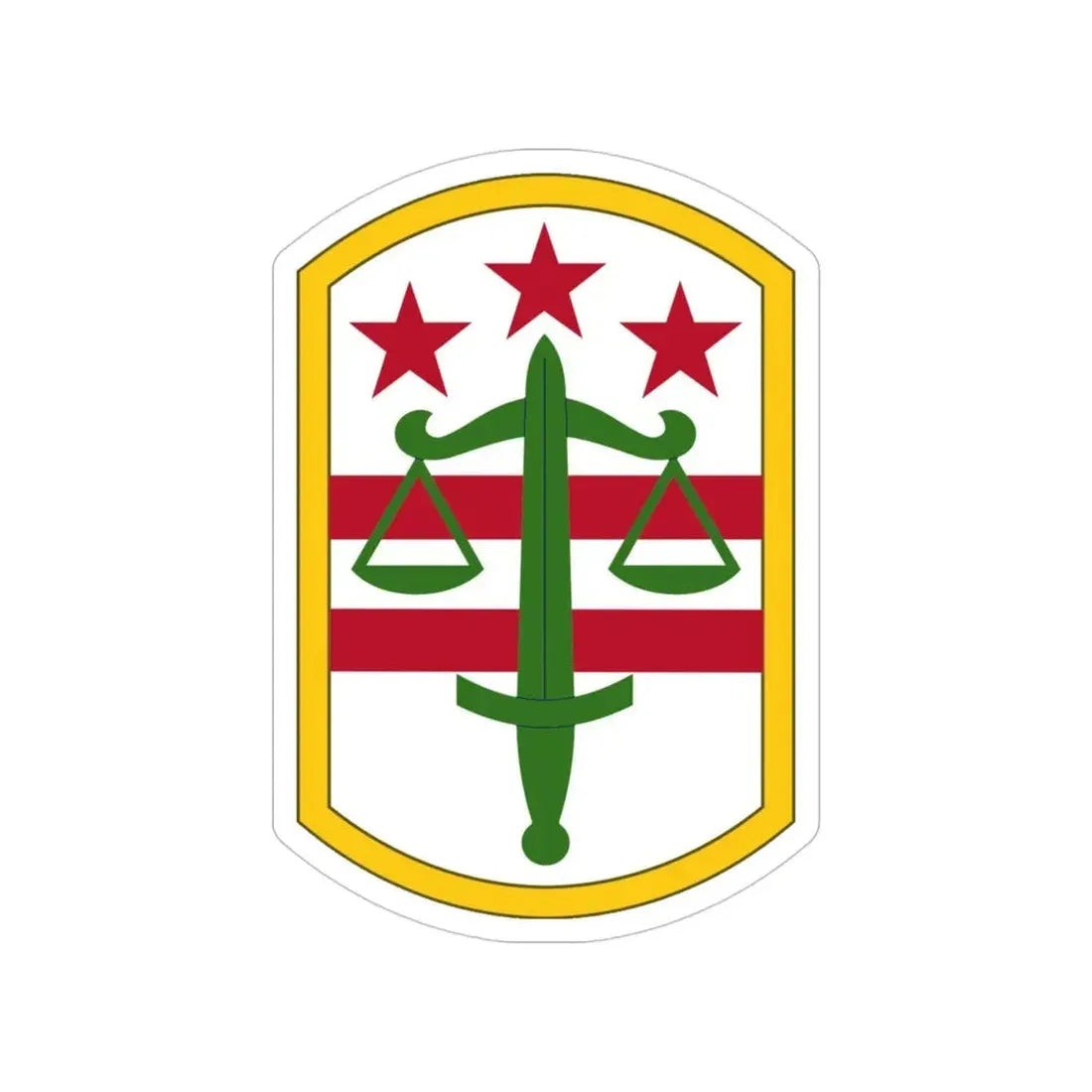 260 Military Police Command (U.S. Army) Transparent STICKER Die-Cut Vinyl Decal - The Sticker Space