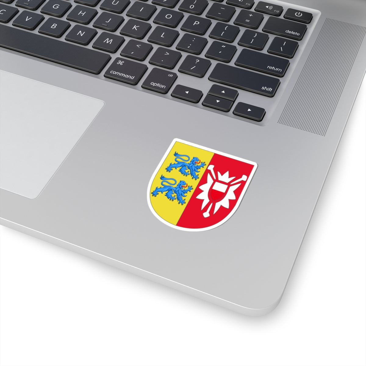 Arms of Schleswig-Holstein (Denmark) (Coat of Arms) STICKER Vinyl Kiss-Cut Decal