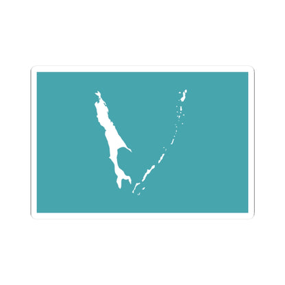 Flag of Sakhalin Oblast (Russia) STICKER Vinyl Kiss-Cut Decal