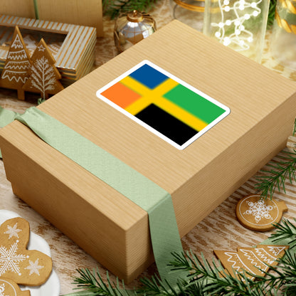 Flag of Bergslagen (Sweden) STICKER Vinyl Kiss-Cut Decal