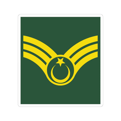 Army TUR OR 06 (Turkey) (Military Rank) STICKER Vinyl Kiss-Cut Decal