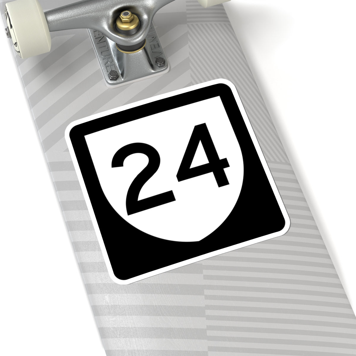 PR urban primary 24 (Puerto Rico) (Road Sign) STICKER Vinyl Kiss-Cut Decal
