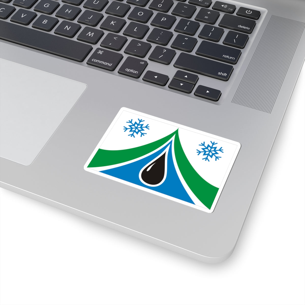 Flag of Severny rayon Novosibirsk oblast (Russia) STICKER Vinyl Kiss-Cut Decal