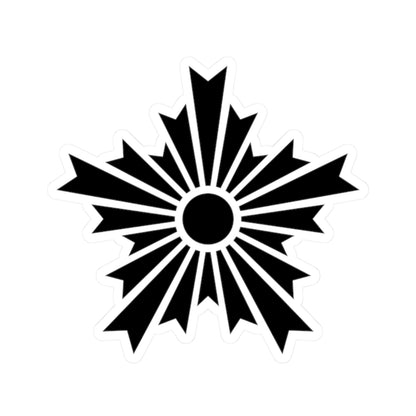 Asahikage black (Japan) (Coat of Arms) STICKER Vinyl Kiss-Cut Decal