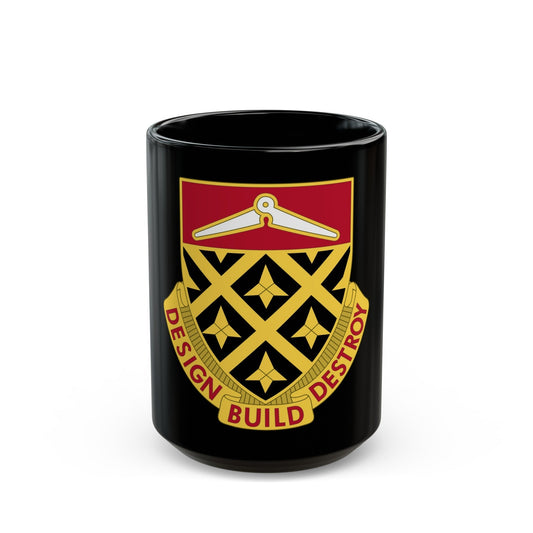 261 Engineer Battalion (U.S. Army) Black Coffee Mug-15oz-The Sticker Space