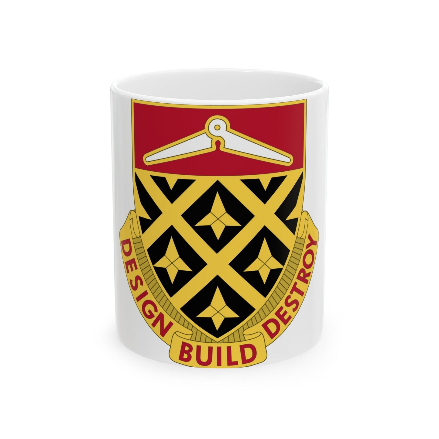 261 Engineer Battalion (U.S. Army) White Coffee Mug-11oz-The Sticker Space