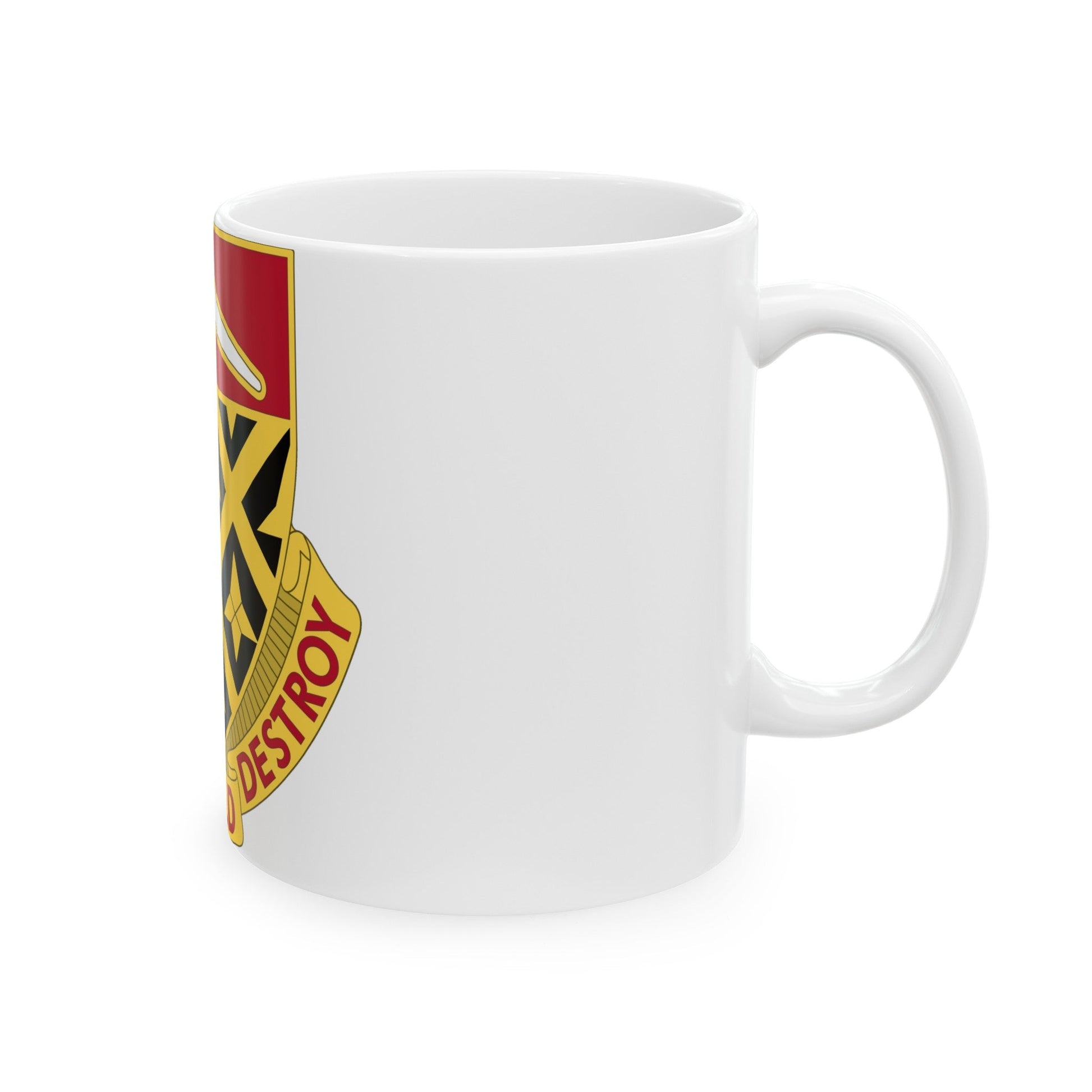 261 Engineer Battalion (U.S. Army) White Coffee Mug-The Sticker Space