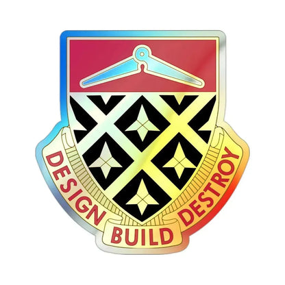 261 Engineer Battalion (U.S. Army) Holographic STICKER Die-Cut Vinyl Decal - The Sticker Space