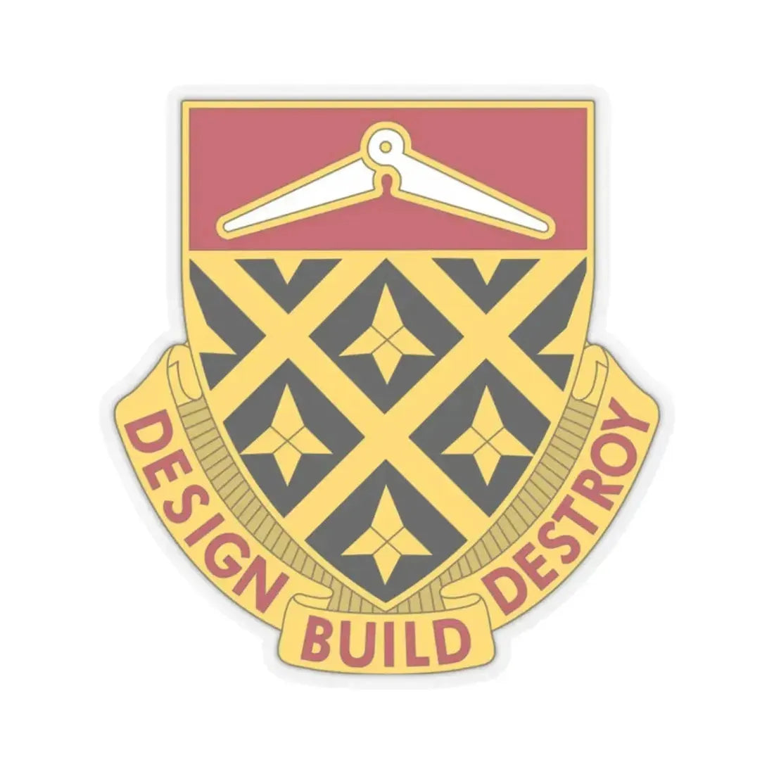 261 Engineer Battalion (U.S. Army) STICKER Vinyl Kiss-Cut Decal 2 Inch Transparent - The Sticker Space