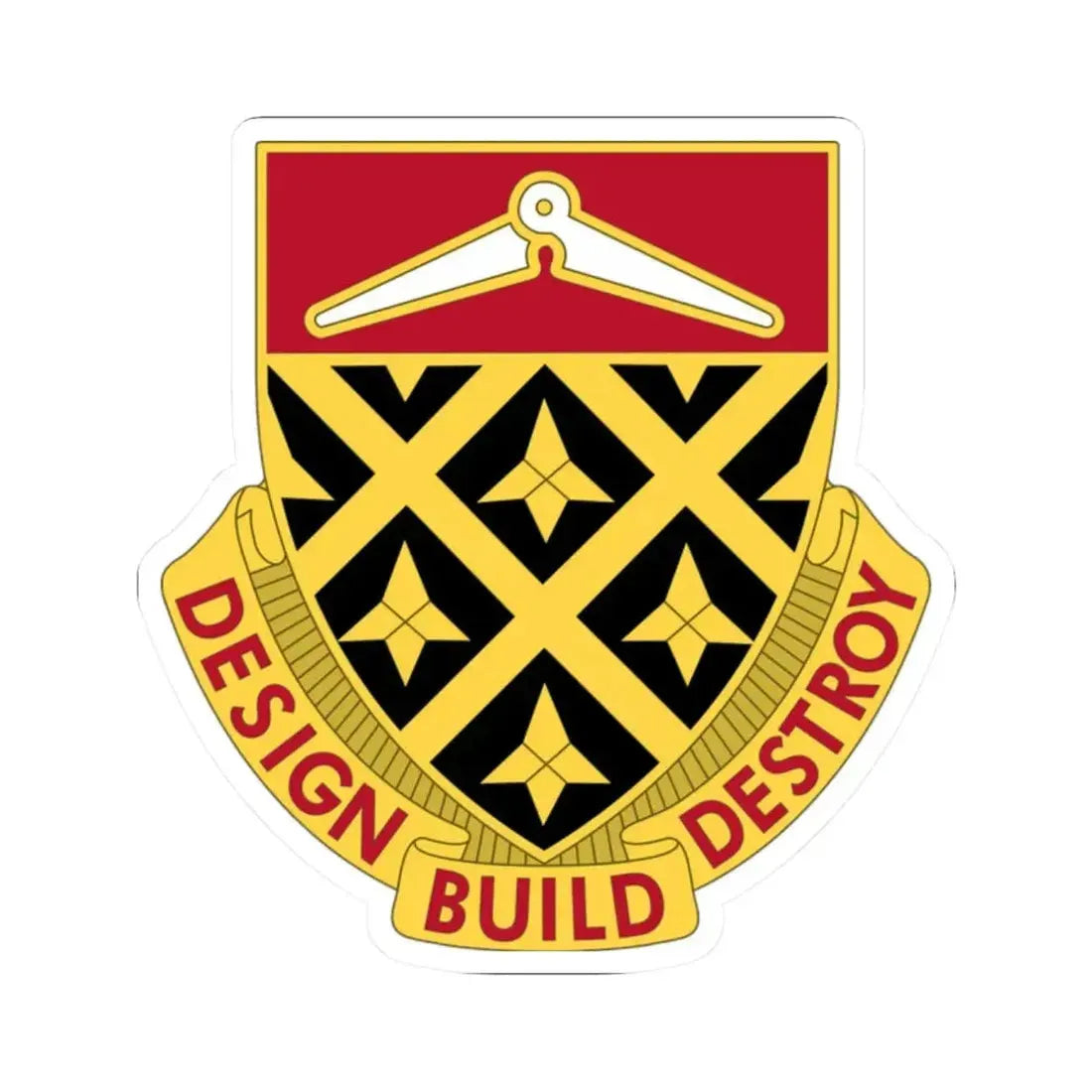 261 Engineer Battalion (U.S. Army) STICKER Vinyl Kiss-Cut Decal 2 Inch White - The Sticker Space