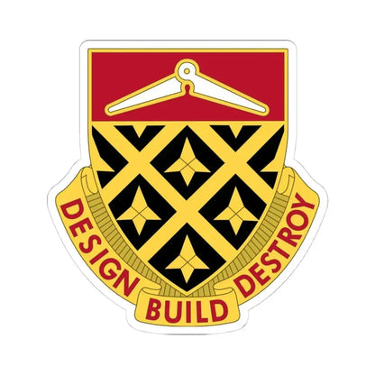 261 Engineer Battalion (U.S. Army) STICKER Vinyl Kiss-Cut Decal 4 Inch White - The Sticker Space