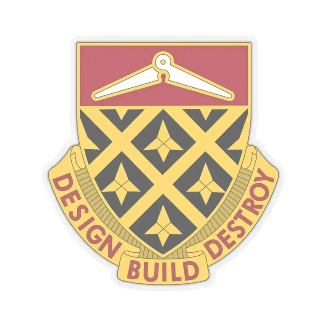261 Engineer Battalion (U.S. Army) STICKER Vinyl Kiss-Cut Decal 6 Inch Transparent - The Sticker Space