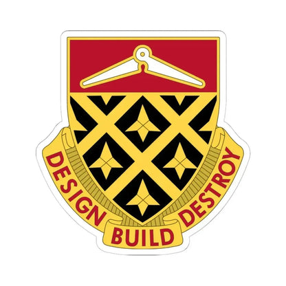 261 Engineer Battalion (U.S. Army) STICKER Vinyl Kiss-Cut Decal 6 Inch White - The Sticker Space
