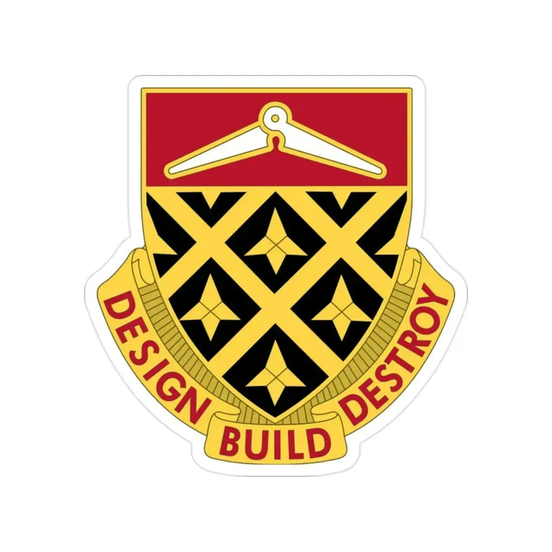 261 Engineer Battalion (U.S. Army) Transparent STICKER Die-Cut Vinyl Decal 2 Inch - The Sticker Space