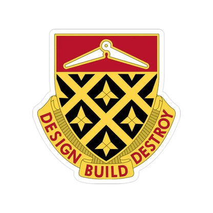 261 Engineer Battalion (U.S. Army) Transparent STICKER Die-Cut Vinyl Decal 2 Inch - The Sticker Space