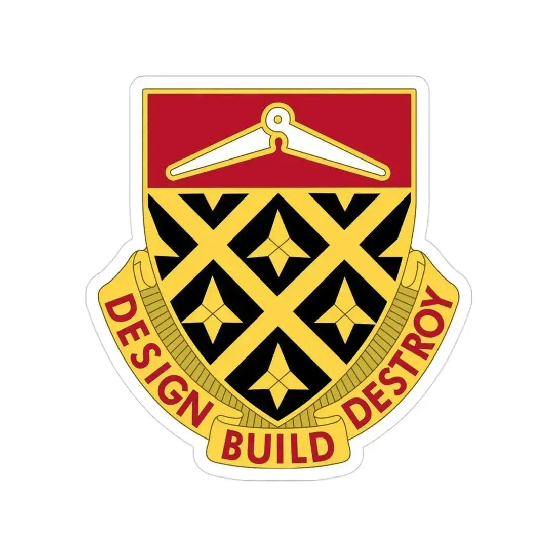 261 Engineer Battalion (U.S. Army) Transparent STICKER Die-Cut Vinyl Decal 3 Inch - The Sticker Space