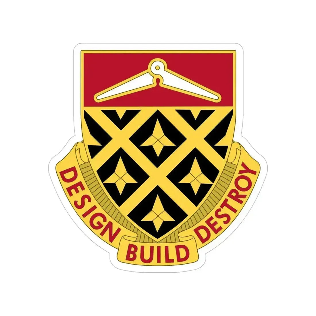 261 Engineer Battalion (U.S. Army) Transparent STICKER Die-Cut Vinyl Decal 5 Inch - The Sticker Space