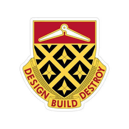 261 Engineer Battalion (U.S. Army) Transparent STICKER Die-Cut Vinyl Decal 5 Inch - The Sticker Space