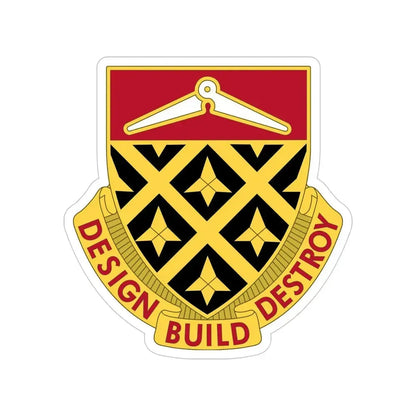 261 Engineer Battalion (U.S. Army) Transparent STICKER Die-Cut Vinyl Decal 5 Inch - The Sticker Space