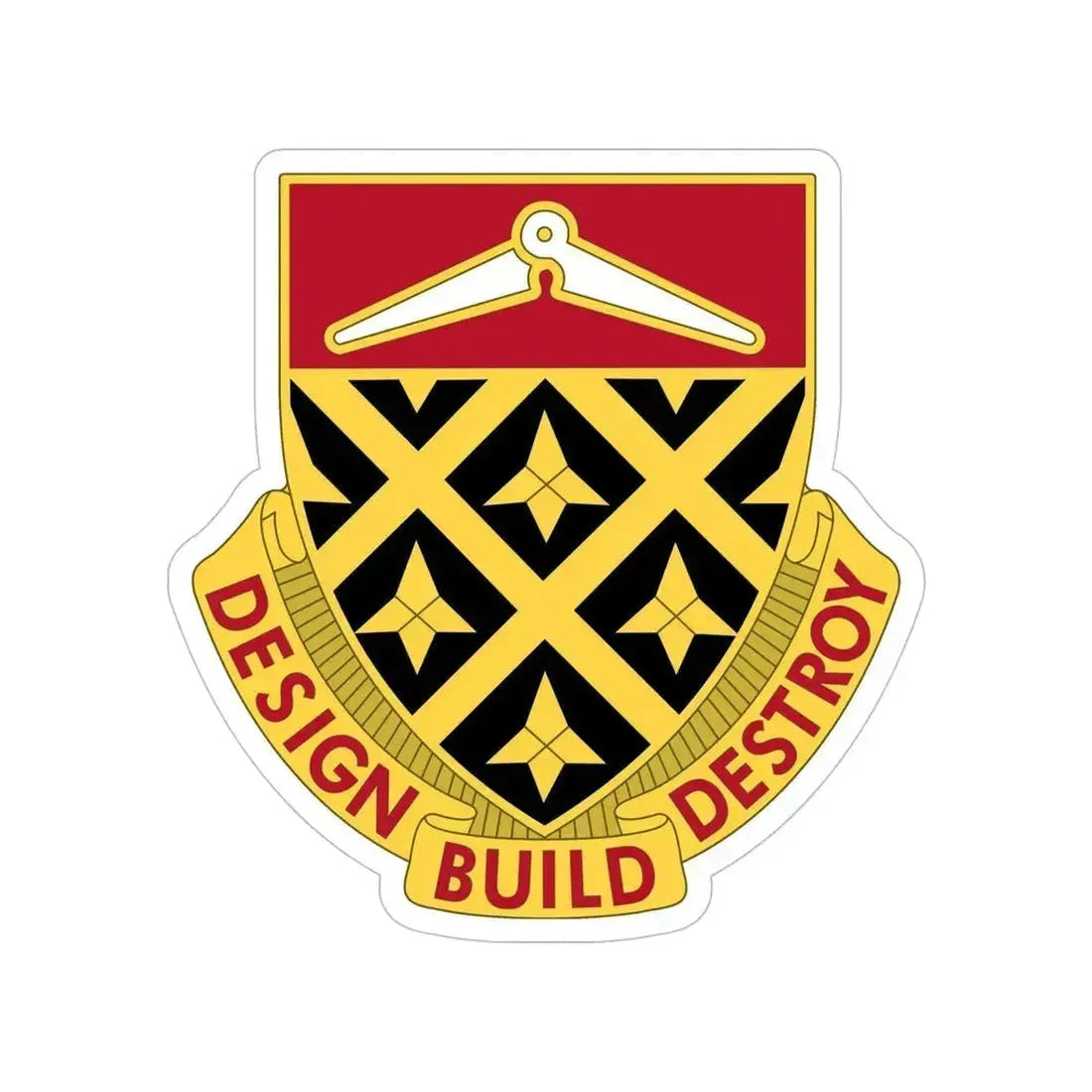 261 Engineer Battalion (U.S. Army) Transparent STICKER Die-Cut Vinyl Decal 6 Inch - The Sticker Space