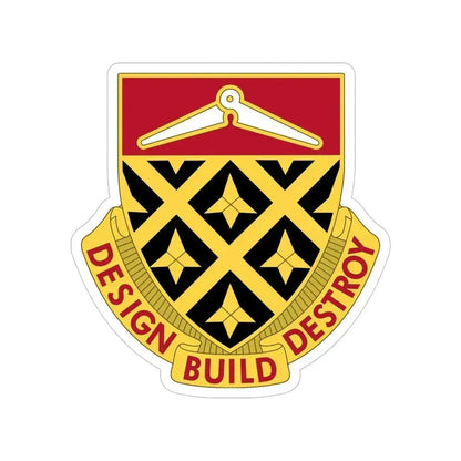 261 Engineer Battalion (U.S. Army) Transparent STICKER Die-Cut Vinyl Decal 6 Inch - The Sticker Space