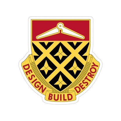 261 Engineer Battalion (U.S. Army) Transparent STICKER Die-Cut Vinyl Decal 6 Inch - The Sticker Space