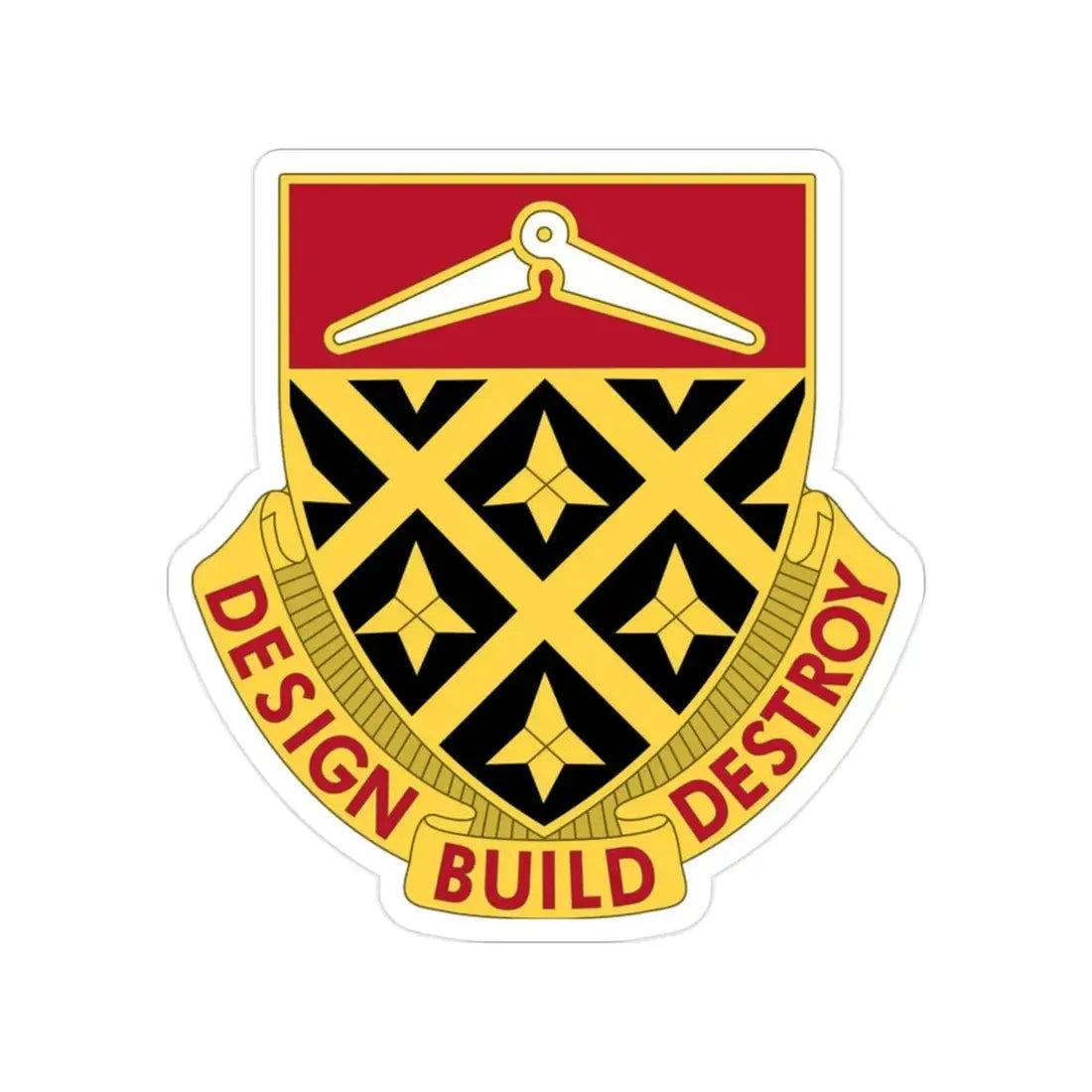 261 Engineer Battalion (U.S. Army) Transparent STICKER Die-Cut Vinyl Decal - The Sticker Space