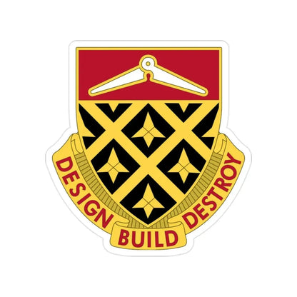 261 Engineer Battalion (U.S. Army) Transparent STICKER Die-Cut Vinyl Decal - The Sticker Space