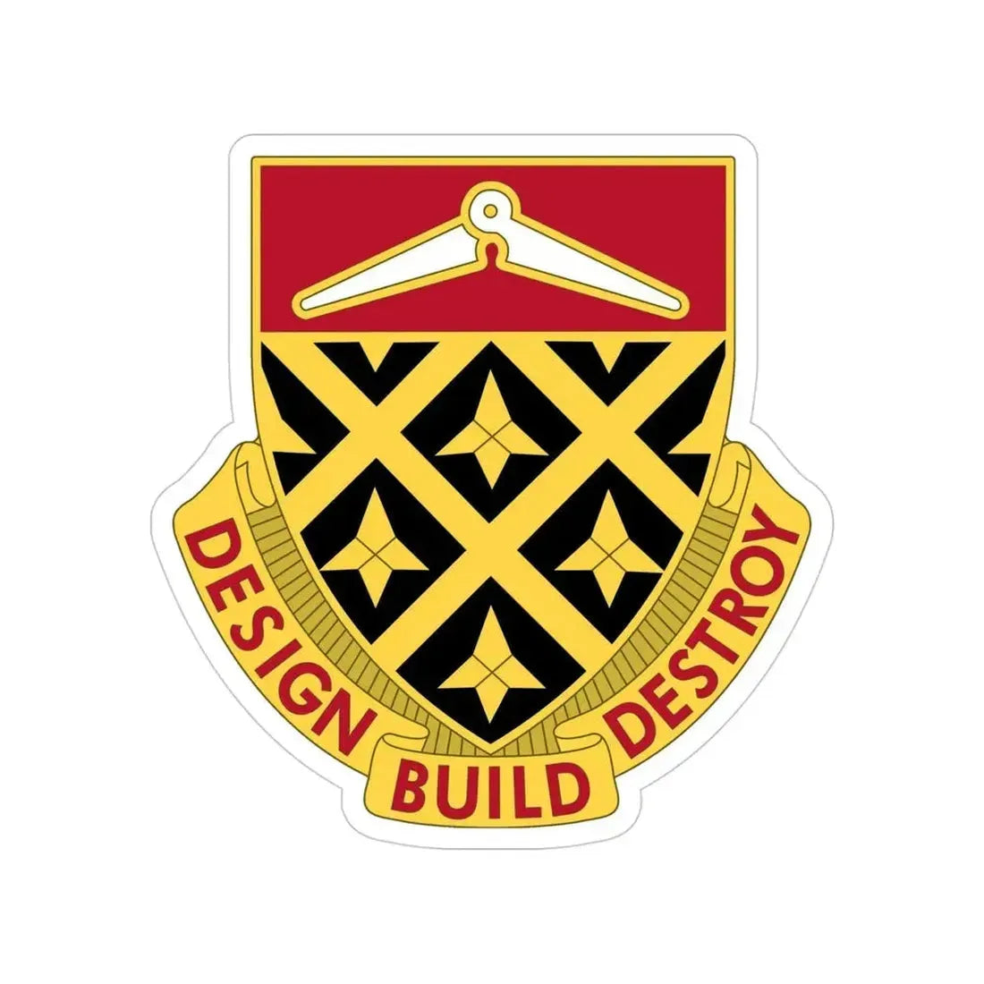261 Engineer Battalion (U.S. Army) Transparent STICKER Die-Cut Vinyl Decal - The Sticker Space