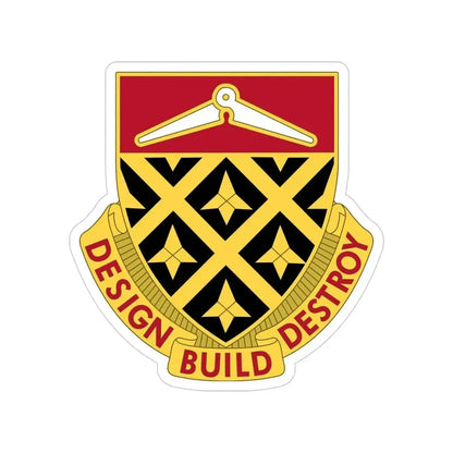 261 Engineer Battalion (U.S. Army) Transparent STICKER Die-Cut Vinyl Decal - The Sticker Space