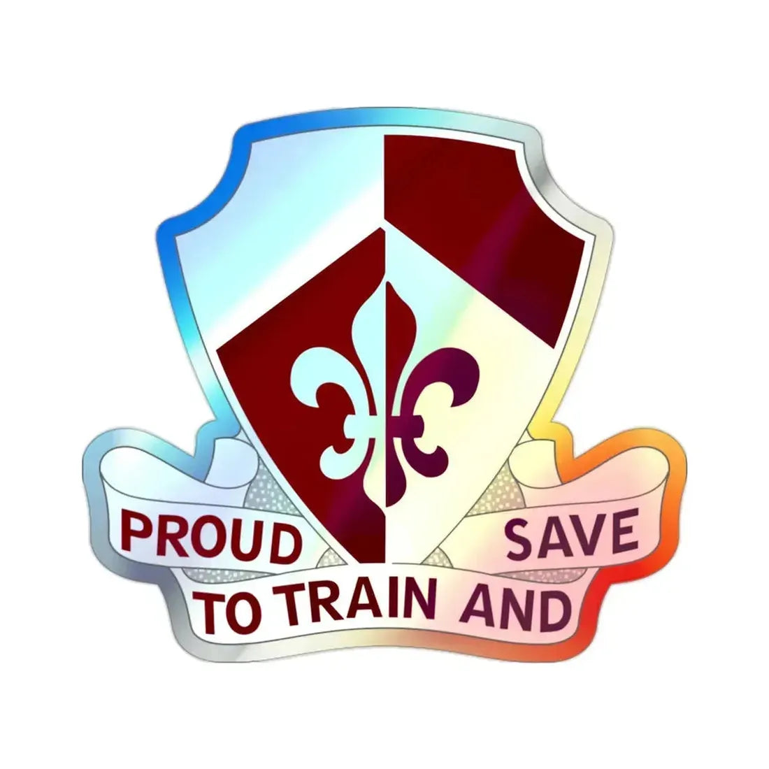 261 Medical Battalion (U.S. Army) Holographic STICKER Die-Cut Vinyl Decal - The Sticker Space