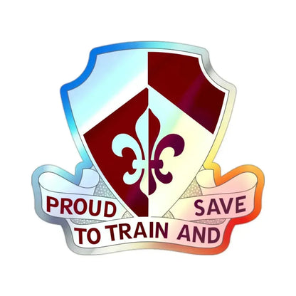261 Medical Battalion (U.S. Army) Holographic STICKER Die-Cut Vinyl Decal - The Sticker Space