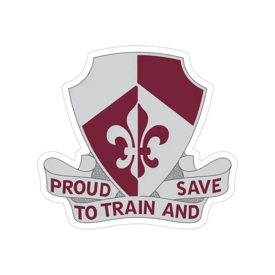 261 Medical Battalion (U.S. Army) Transparent STICKER Die-Cut Vinyl Decal 4 Inch - The Sticker Space