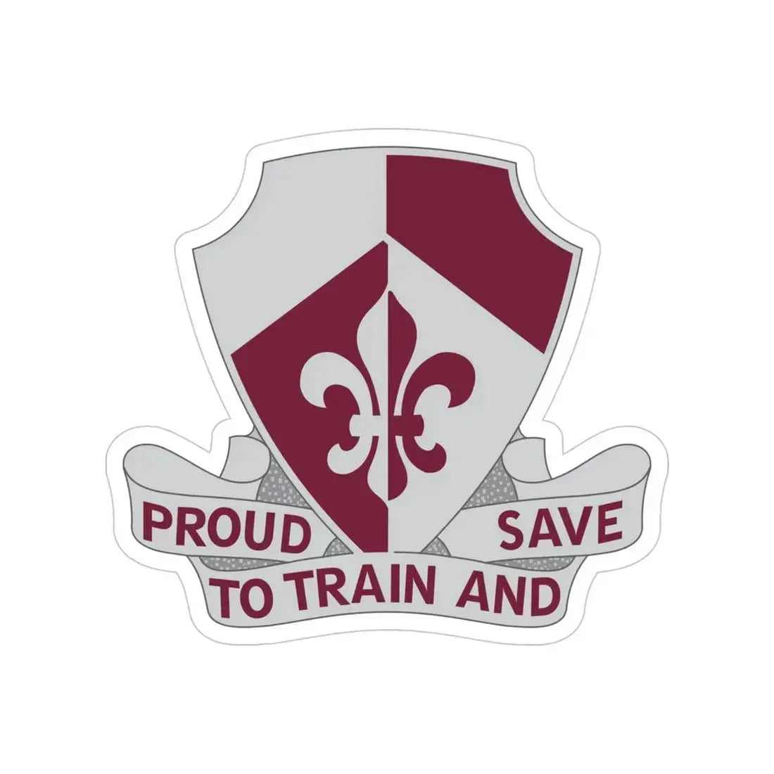 261 Medical Battalion (U.S. Army) Transparent STICKER Die-Cut Vinyl Decal - The Sticker Space