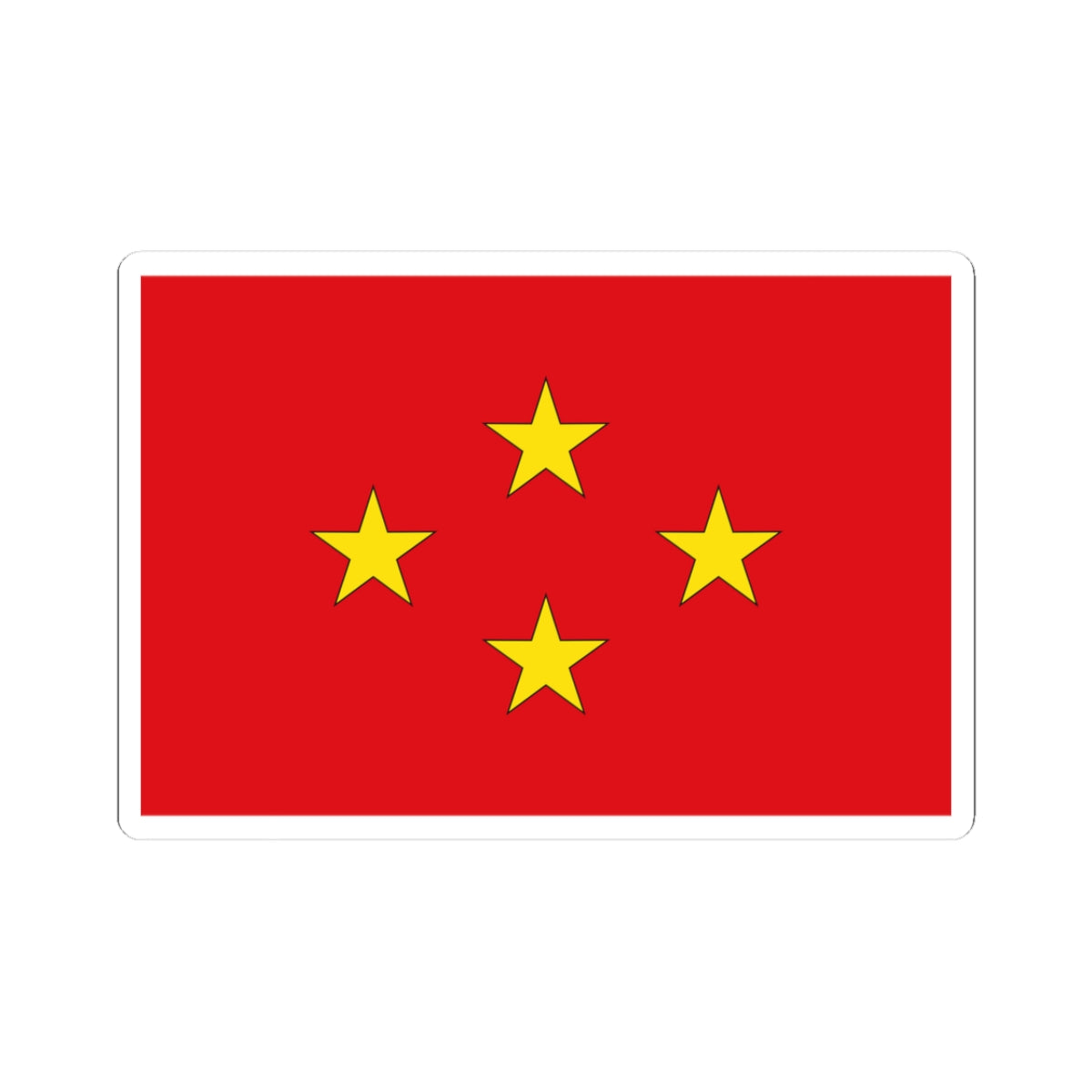 Flag Thai General (Thailand) STICKER Vinyl Kiss-Cut Decal