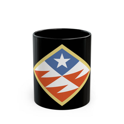 261st Theater Tactical Signal Brigade (U.S. Army) Black Coffee Mug-11oz-The Sticker Space