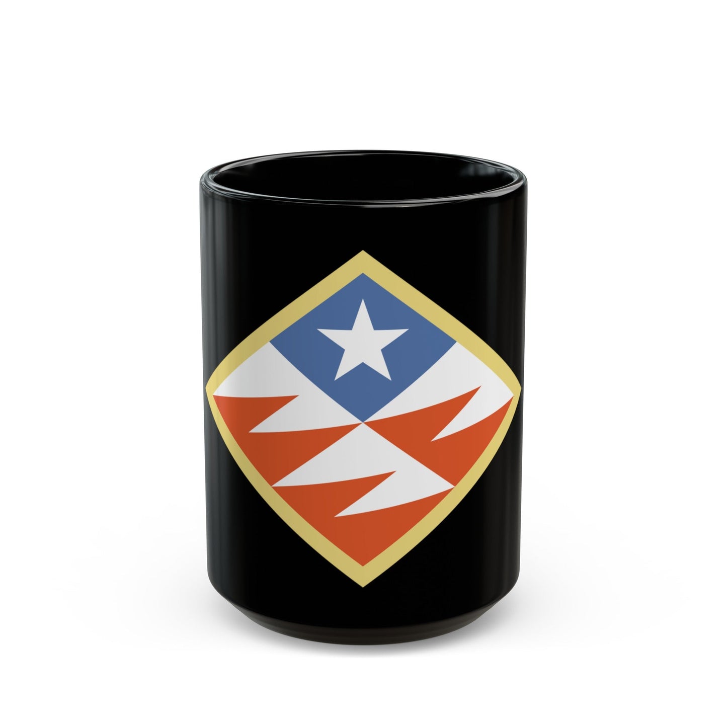 261st Theater Tactical Signal Brigade (U.S. Army) Black Coffee Mug-15oz-The Sticker Space