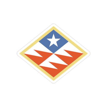 261st Theater Tactical Signal Brigade (U.S. Army) REVERSE PRINT Transparent STICKER-2" × 2"-The Sticker Space