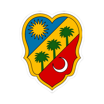 Biskra Coat of Arms French Algeria (Algeria) (Coat of Arms) STICKER Vinyl Kiss-Cut Decal