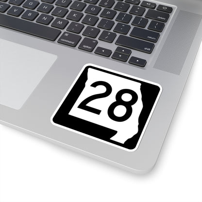 MO-28 (Missouri) (Road Sign) STICKER Vinyl Kiss-Cut Decal