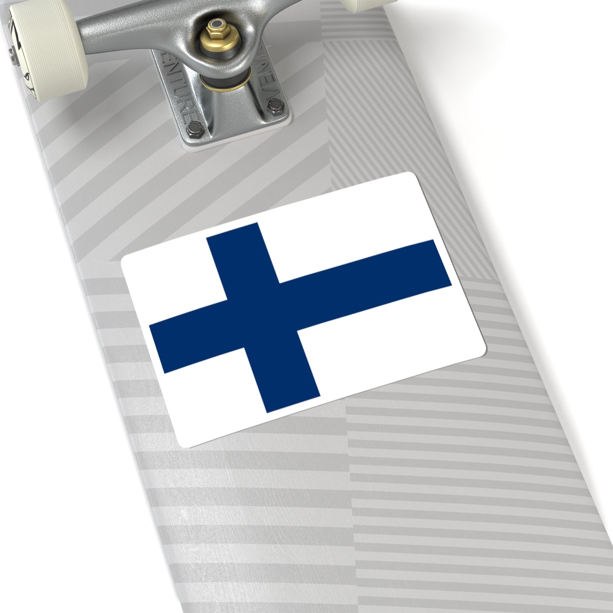 Flag of Finland 3-2 (Finland) STICKER Vinyl Kiss-Cut Decal