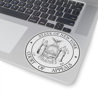 Seal of the New York Court of Appeals - STICKER Vinyl Kiss-Cut Decal