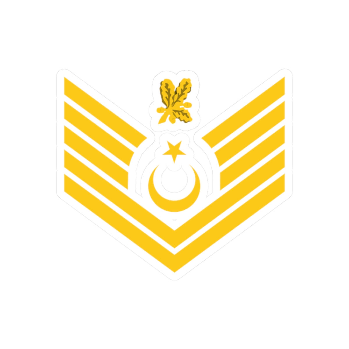 Navy TUR OR 07a (Turkey) (Military Rank) STICKER Vinyl Kiss-Cut Decal