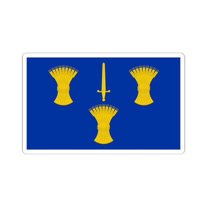 Flag of Cheshire (England) STICKER Vinyl Kiss-Cut Decal