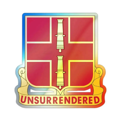 263rd Air Defense Artillery Regiment (U.S. Army) Holographic STICKER Die-Cut Vinyl Decal 2 Inch Holographic - The Sticker Space